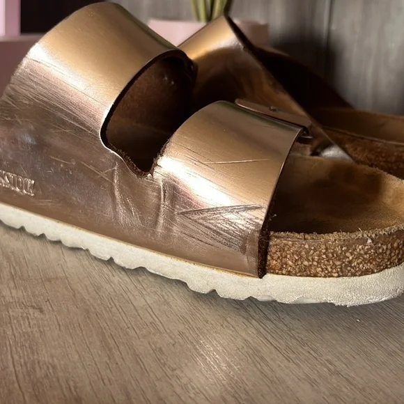 Birkenstock Arizona Sandal Metallic Copper - Picture 7 of 14